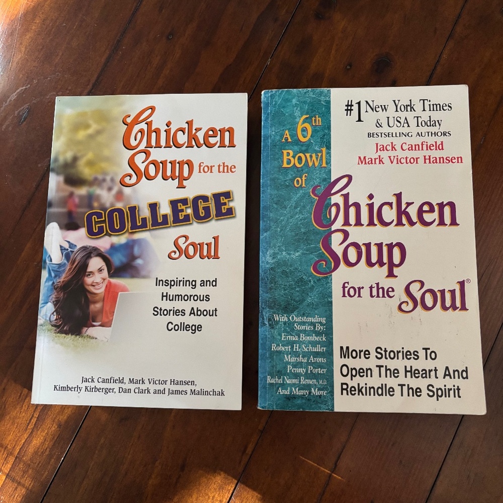 2 books of Chicken Soup Series